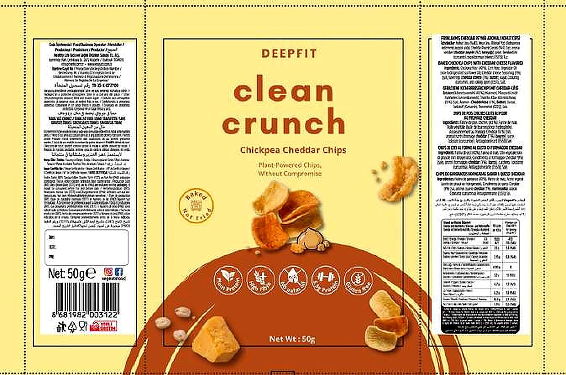 Deepfit crunch packaging