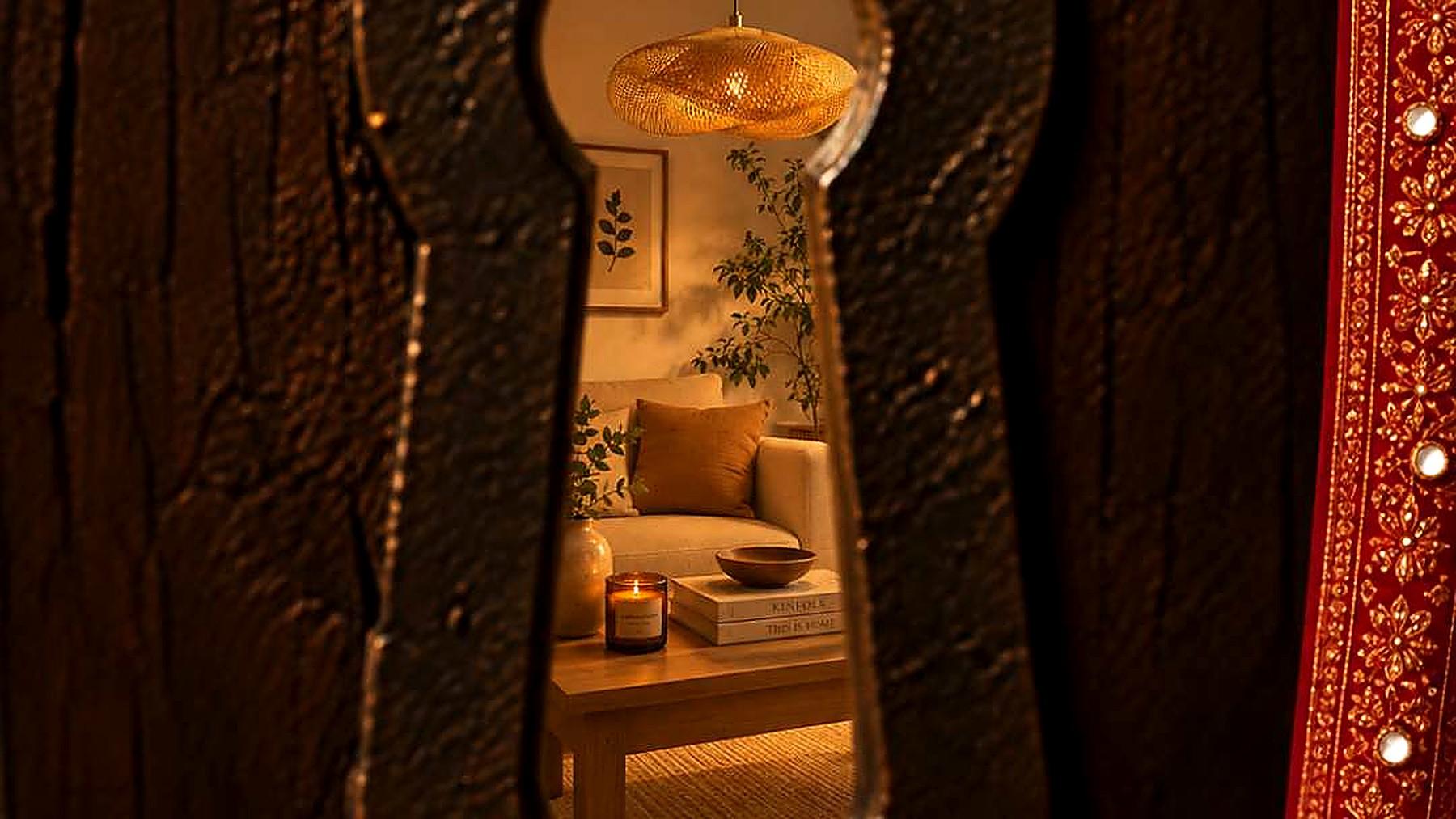 MV Studio interior with daylight across the room