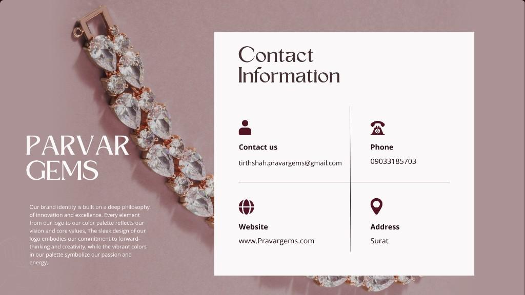 Pravar Gems work